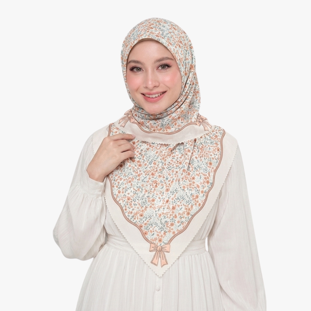 Hijab Voal Motif Premium - Syafa Series