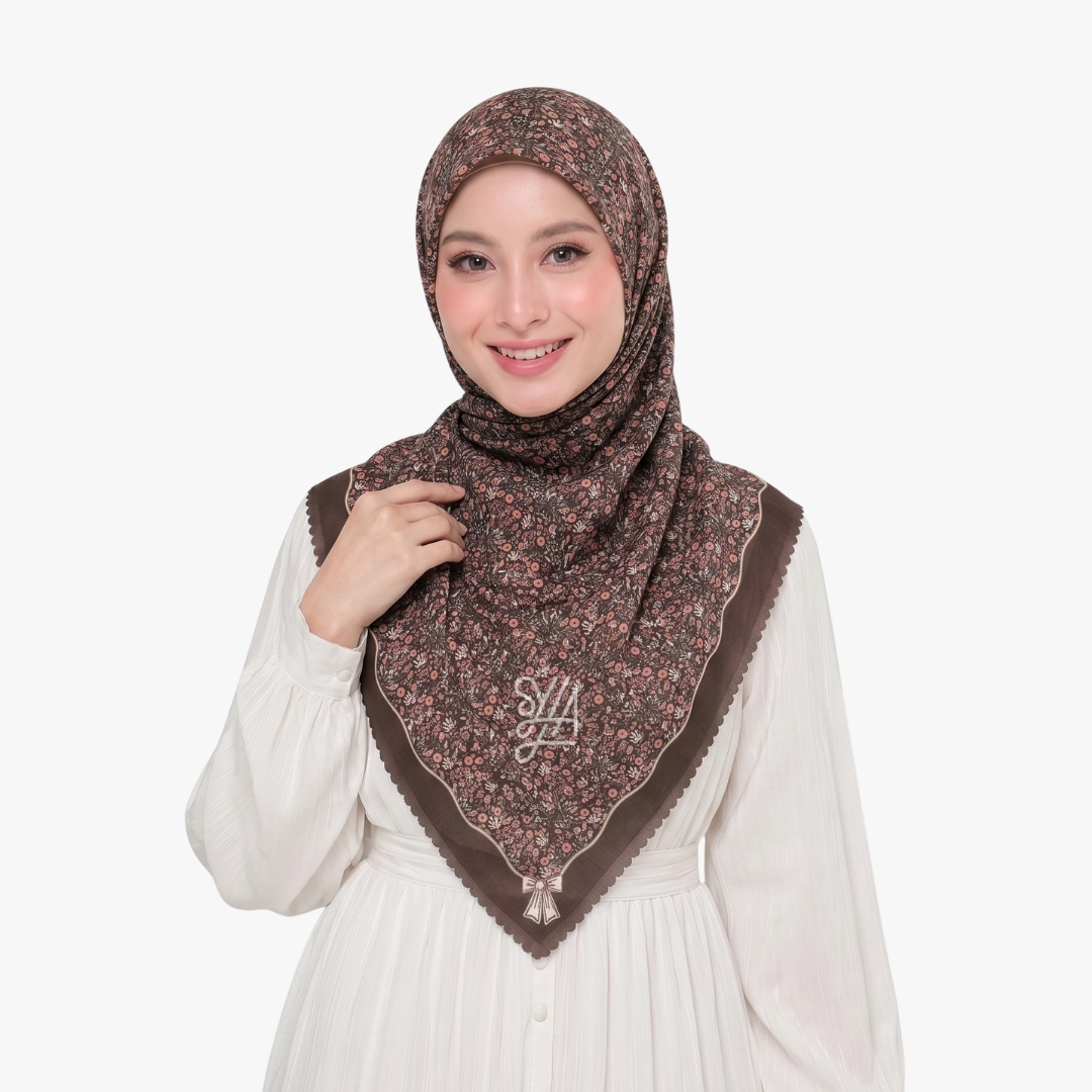 Hijab Voal Motif Premium - Syafa Series