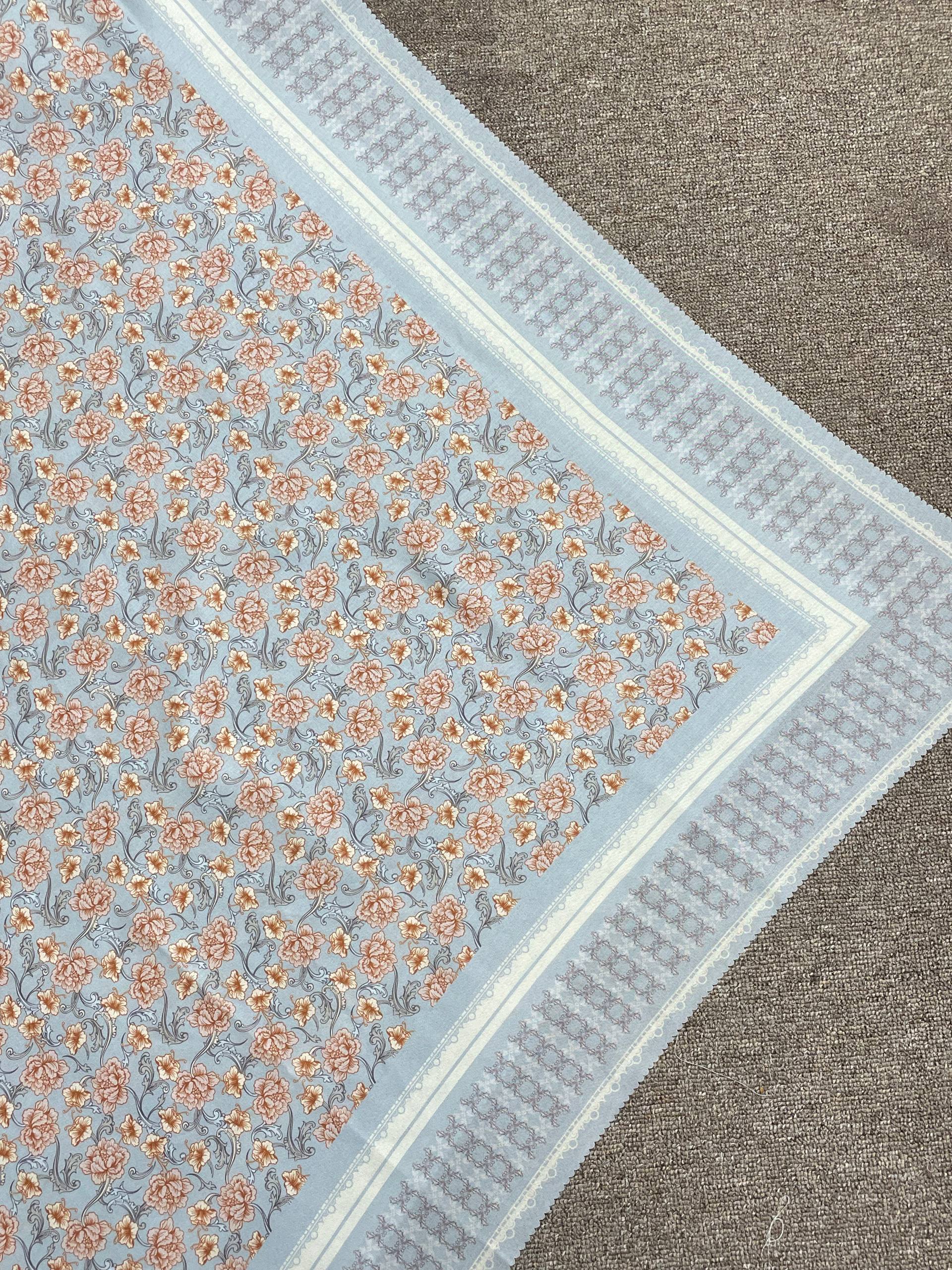 Hijab Voal Motif Premium - Seroja Series