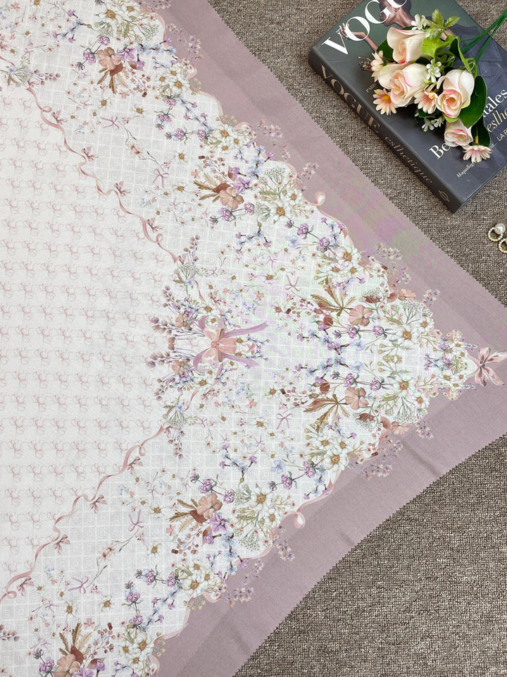 Jilbab Voal Motif Premium - Samantha Series