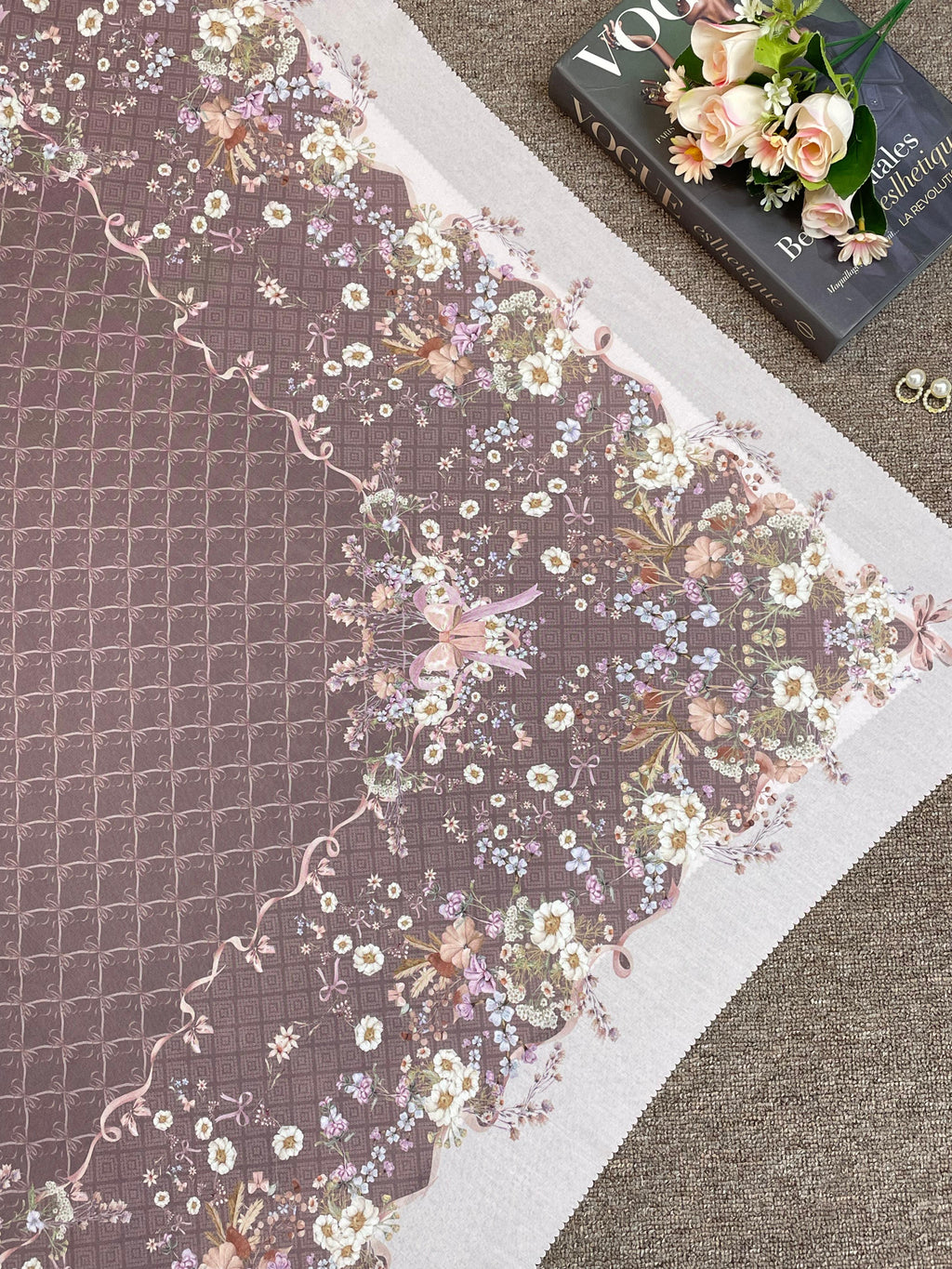 Hijab Voal Motif Premium - Samantha Series