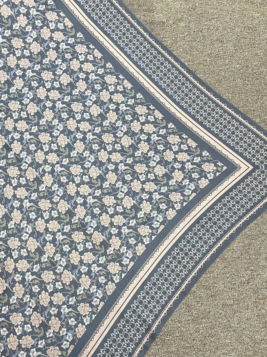 Jilbab Voal Motif Premium - Seroja Series