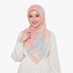 Hijab Voal Motif Premium - Marble Series