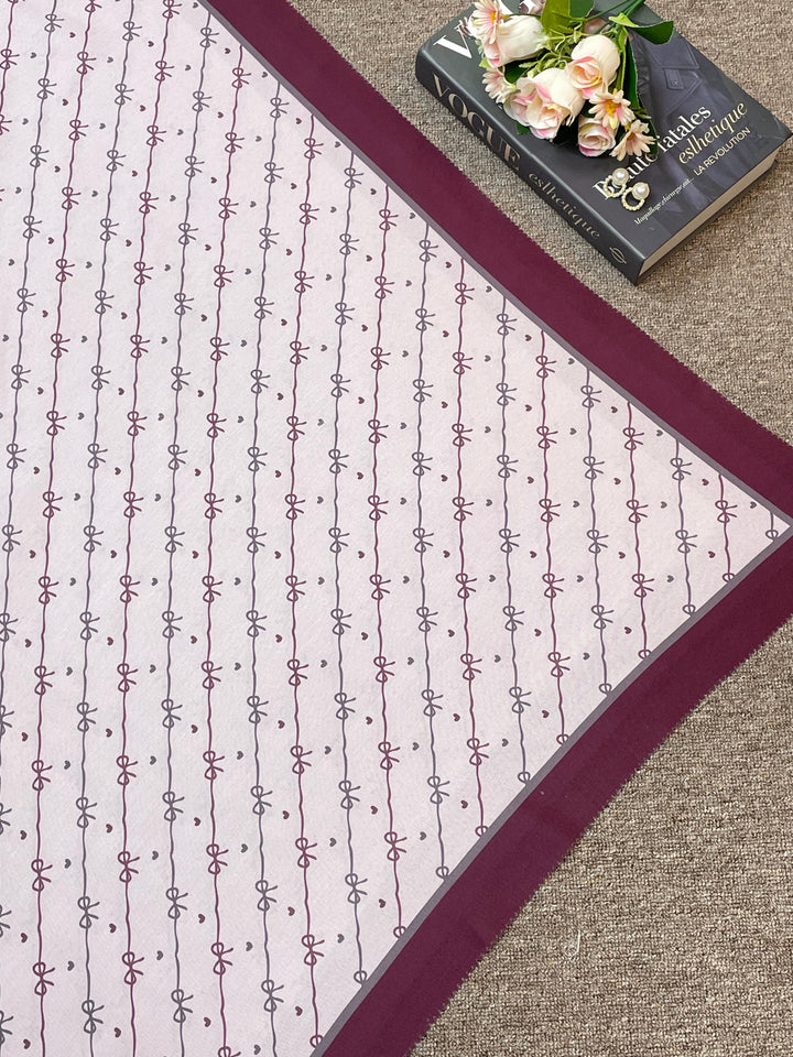 Jilbab Voal Motif Premium - Sabella Series