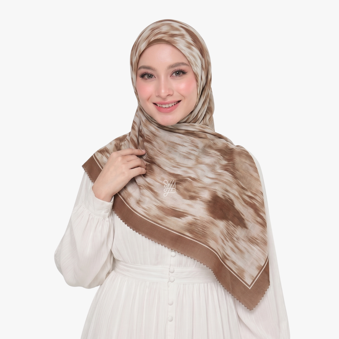 Hijab Voal Motif Premium - Sora Series