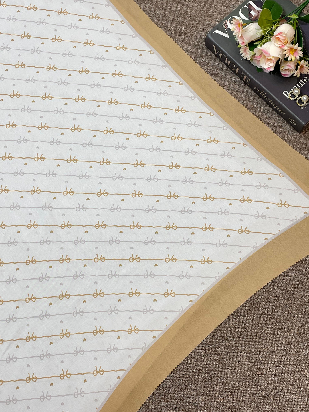 Jilbab Voal Motif Premium - Sabella Series