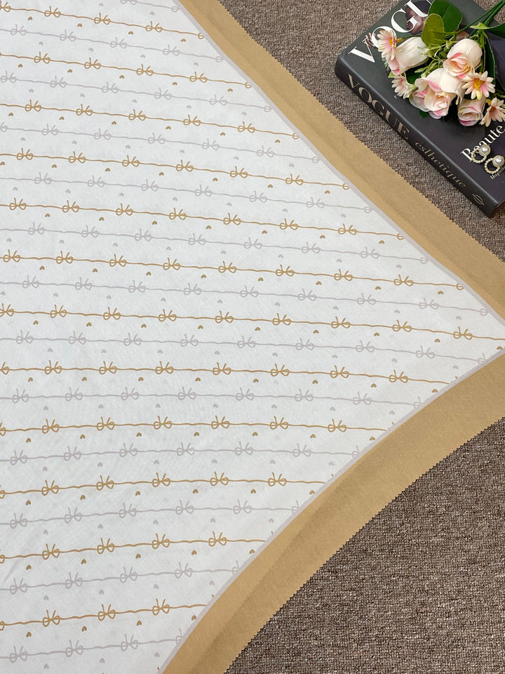 Jilbab Voal Motif Premium - Sabella Series