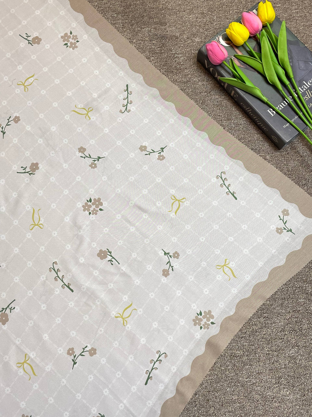 Jilbab Voal Motif Premium - Syazana Series