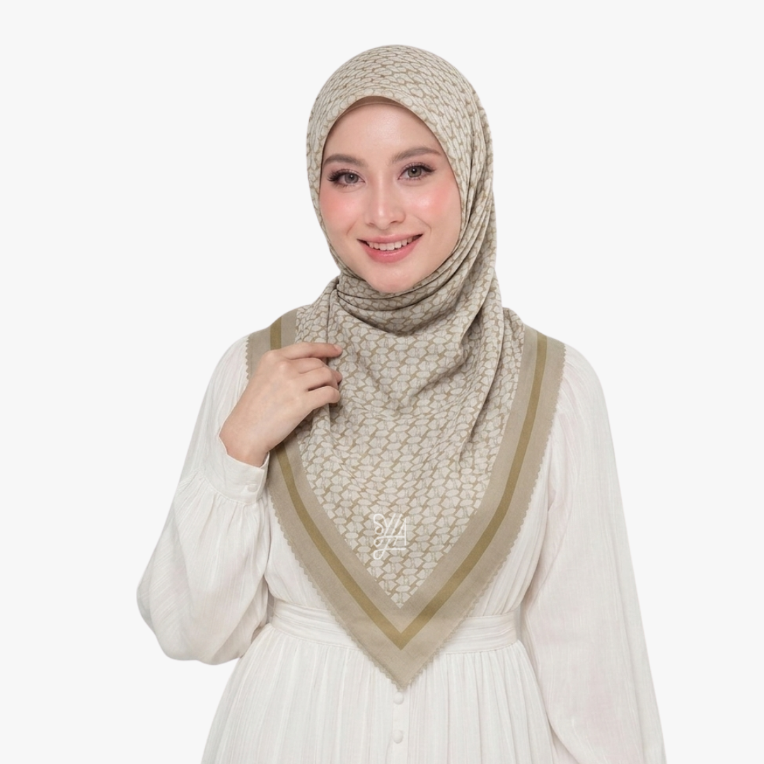 Hijab Voal Motif Premium - Serevia Series