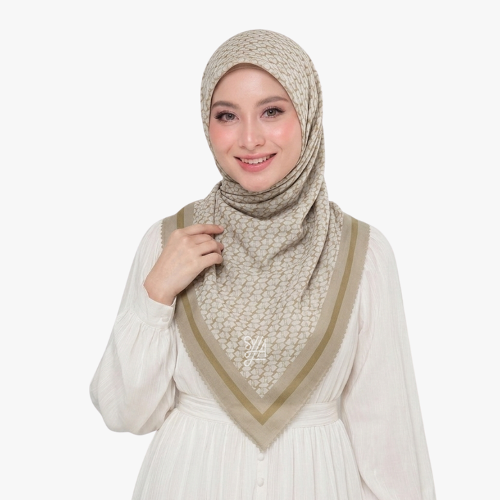 Hijab Voal Motif Premium - Serevia Series