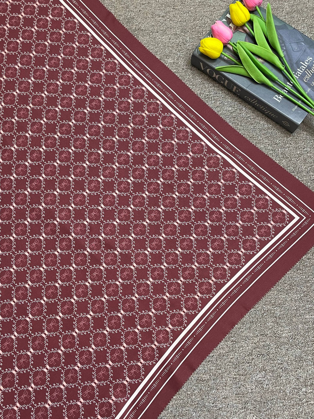 Hijab Voal Motif Premium - Shenina Series