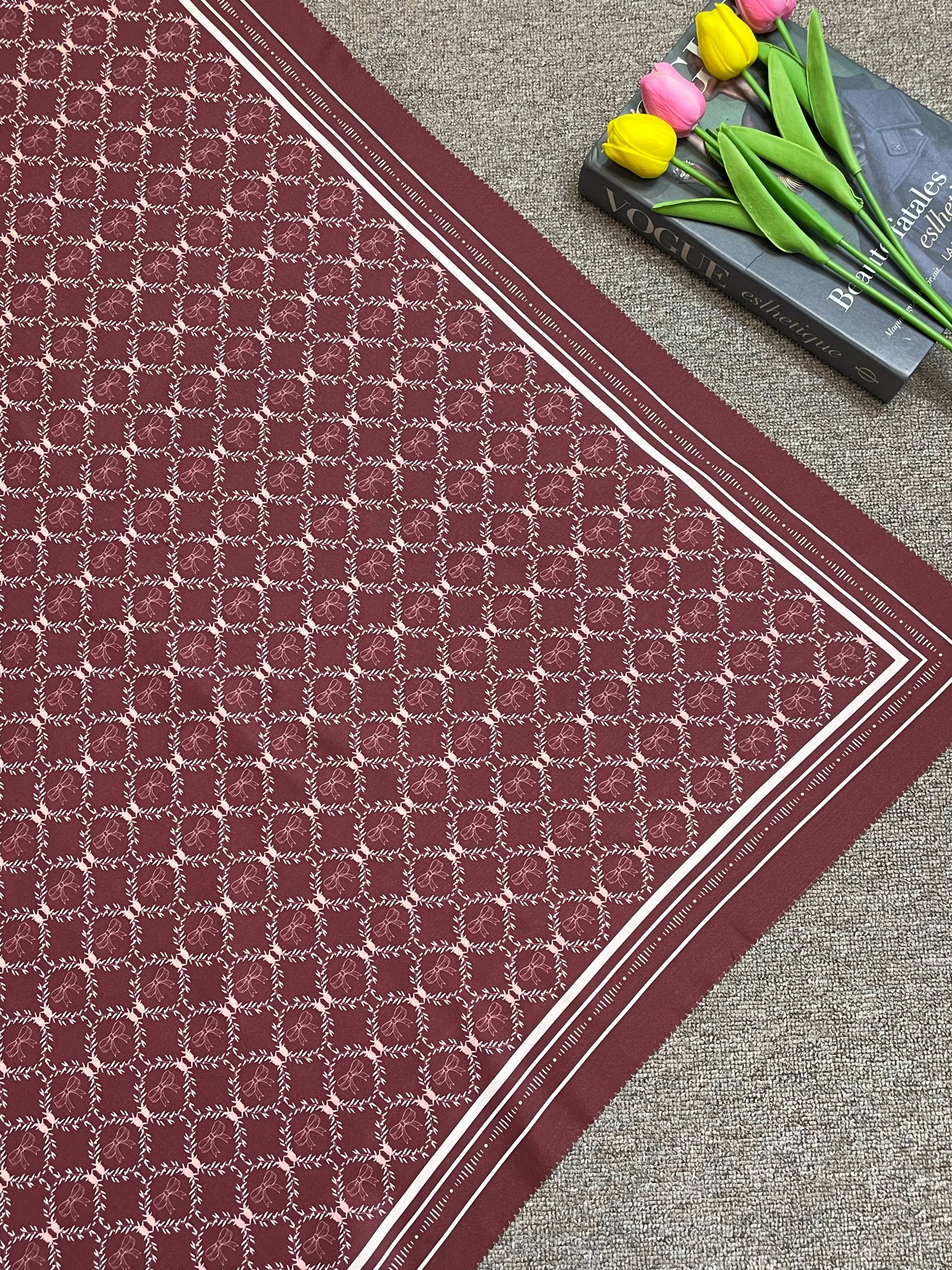 Hijab Voal Motif Premium - Shenina Series